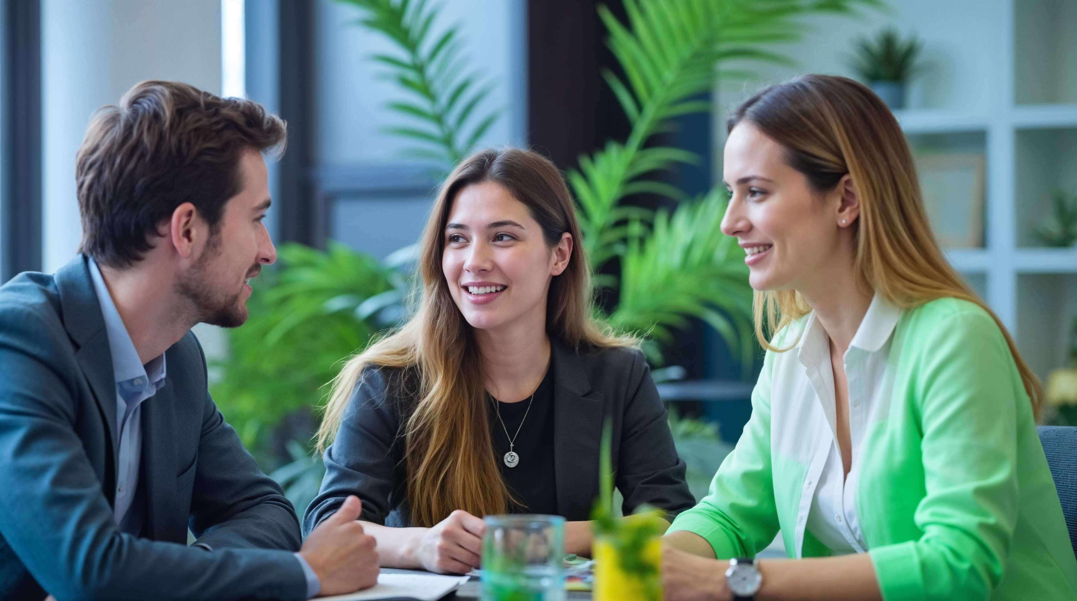Griner team meeting with a client