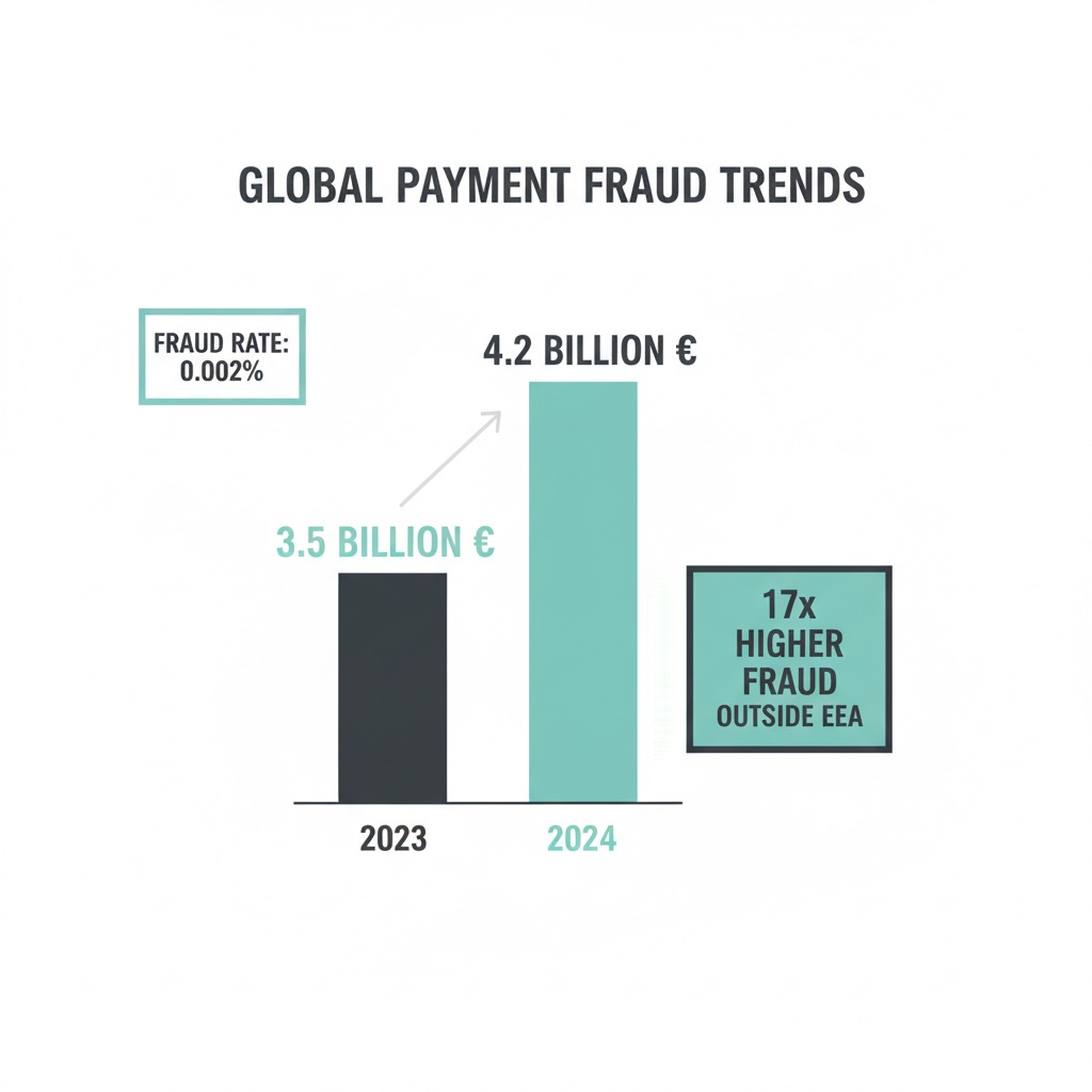 Chart of European payment fraud trends